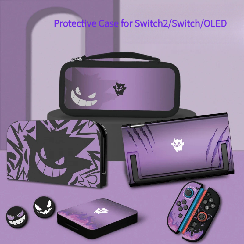 Controller Grip Cover - Custodia Protettiva Anime Purple Gengar per