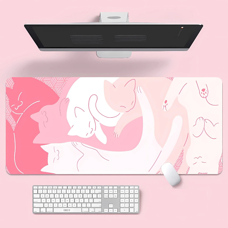 Gaming Accessories Very - Tappetino per mouse grande Kawaii Pink