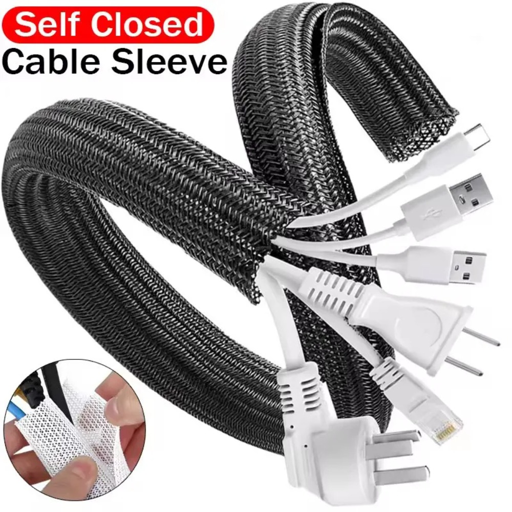 Cable Sleeve Braided - Protezione per Tubi 9-15M, Guaina Protettiva