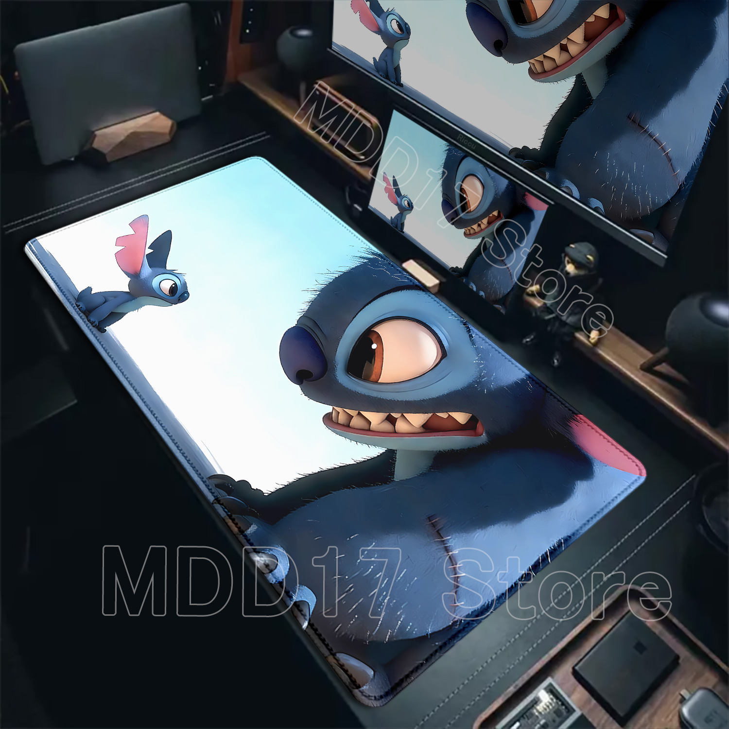 Gaming Accessories Wallpaper - Tappetino per Mouse Anime Stitch Carino,