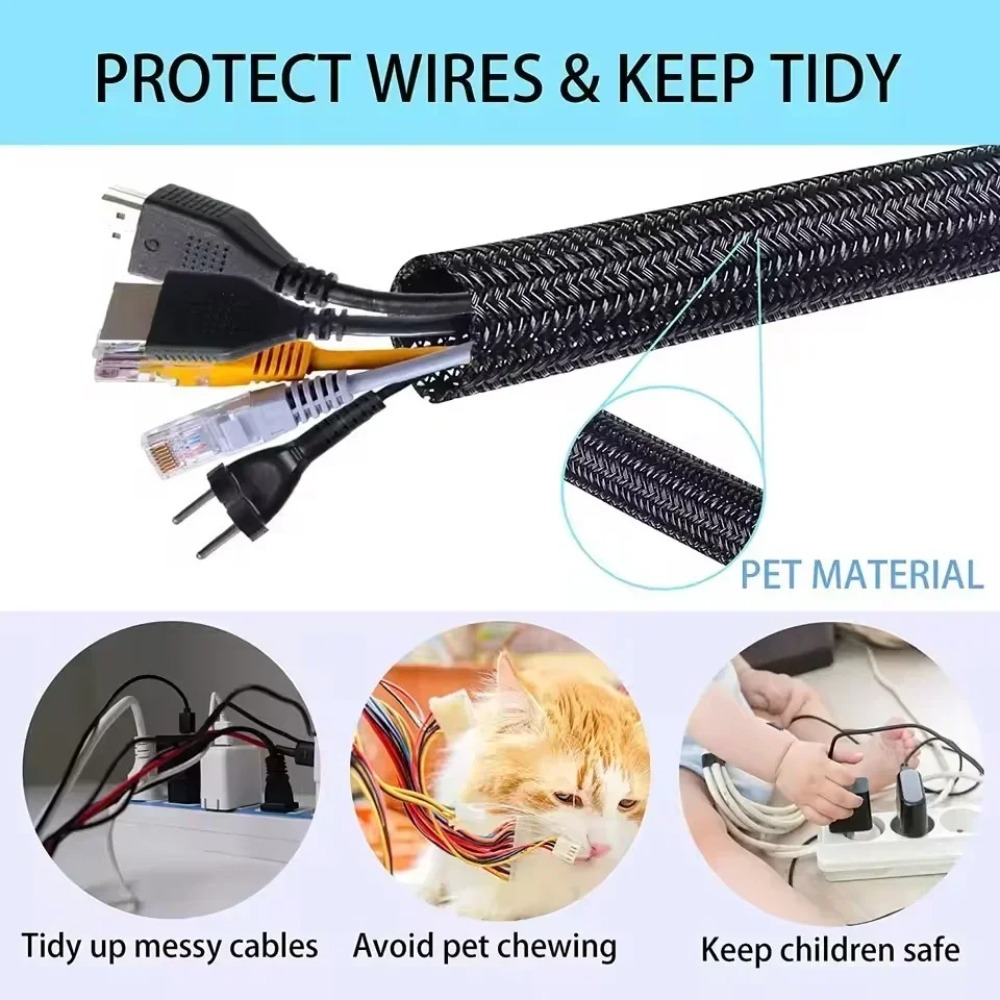 Protezione per Tubi 9-15M, Gua - Cable Sleeve Braided recensione e prezzo
