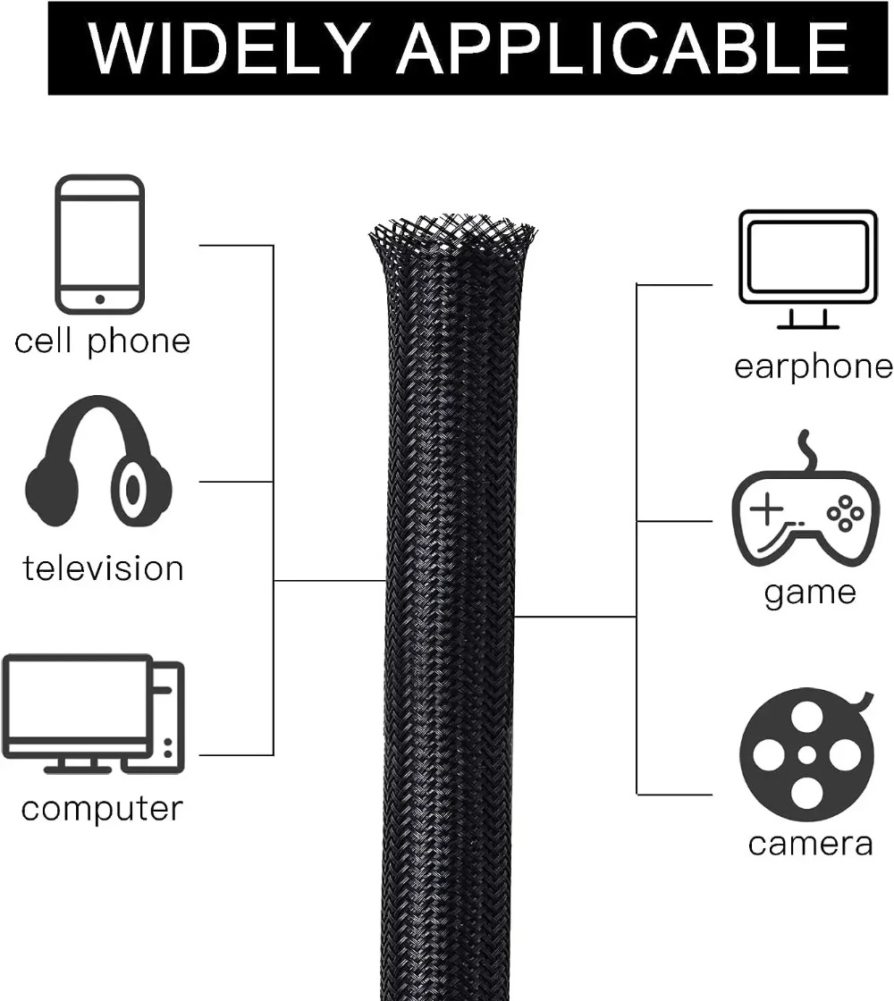Protezione per Tubi 9-15M, Gua - Cable Sleeve Braided recensione e prezzo