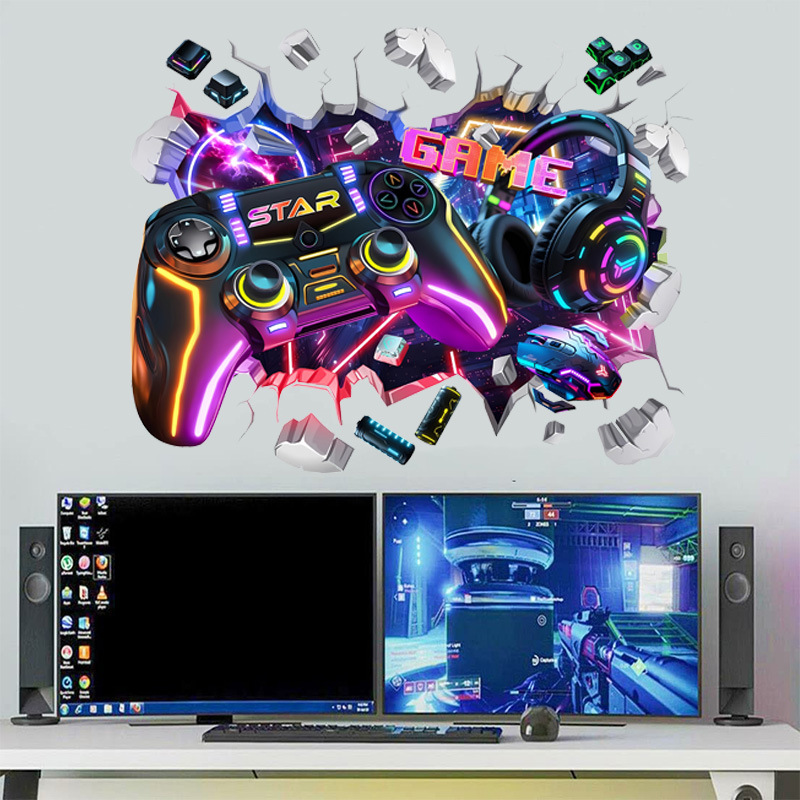 Adesivi in vinile murali con g - Gaming Accessories Wallpaper recensione e prezzo