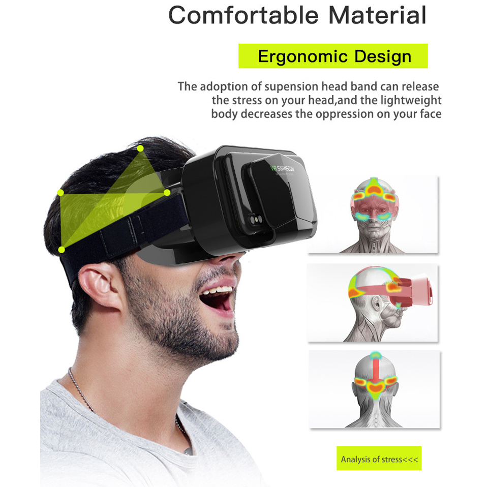 Shinecon Occhiali VR Cuffie 3D - Gaming Accessories For 8 Year Old recensione e prezzo