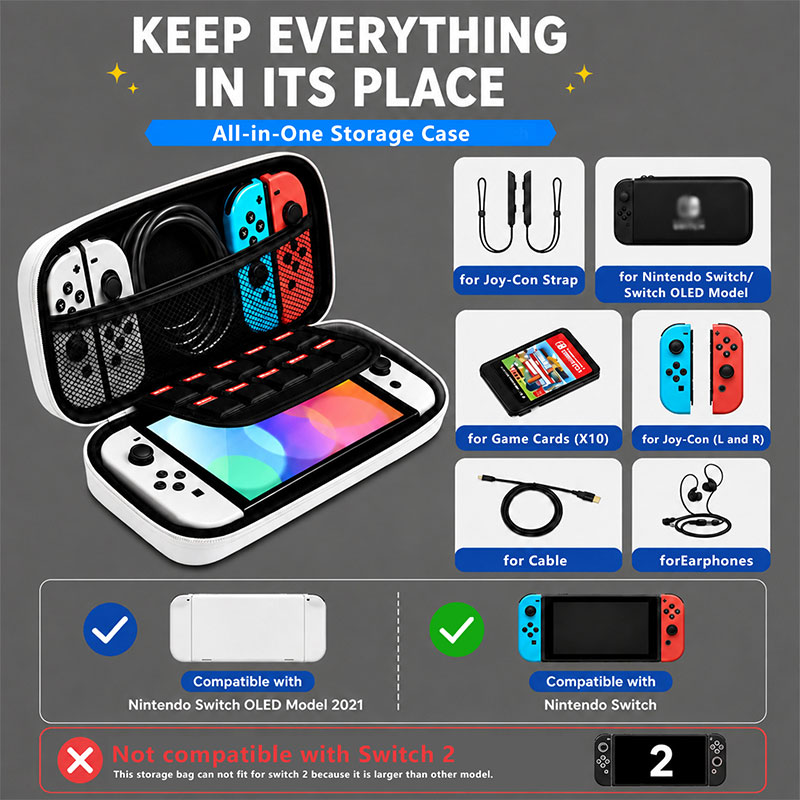 Custodia da trasporto portatil - Gaming Accessories Bag recensione e prezzo