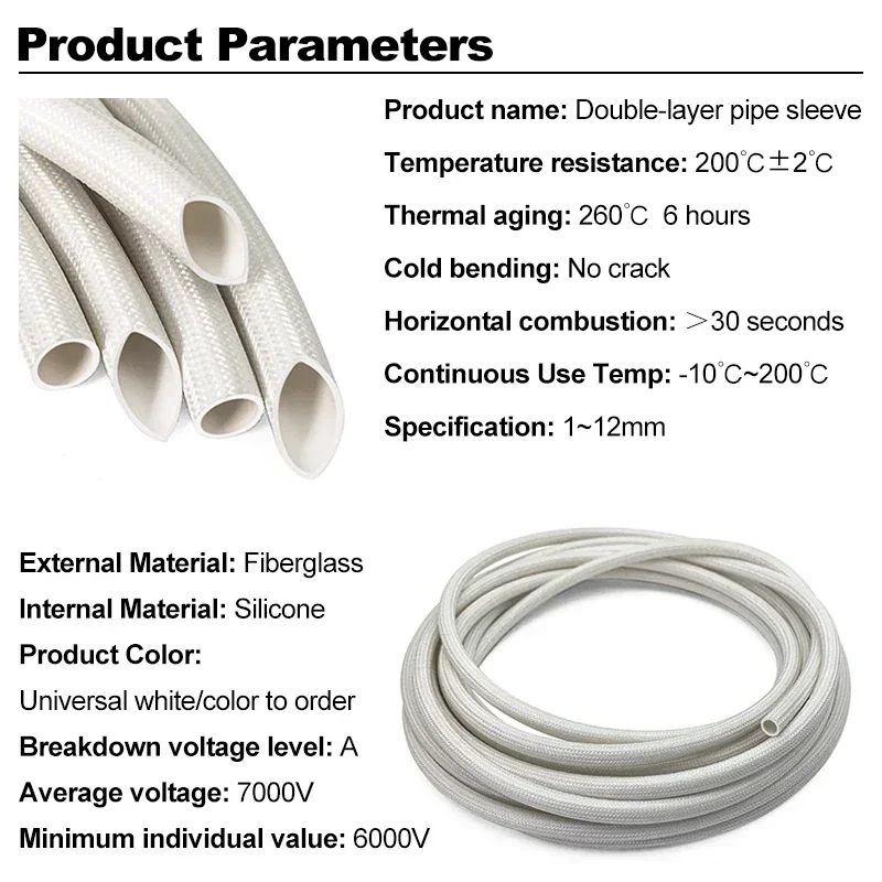 7000V 200 Gradi ID ad alta tem - Cable Sleeve Braided recensione e prezzo