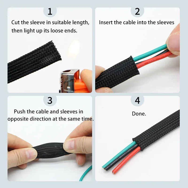1 ~ 50m Manicotto treccia PET  - Cable Sleeve Braided recensione e prezzo