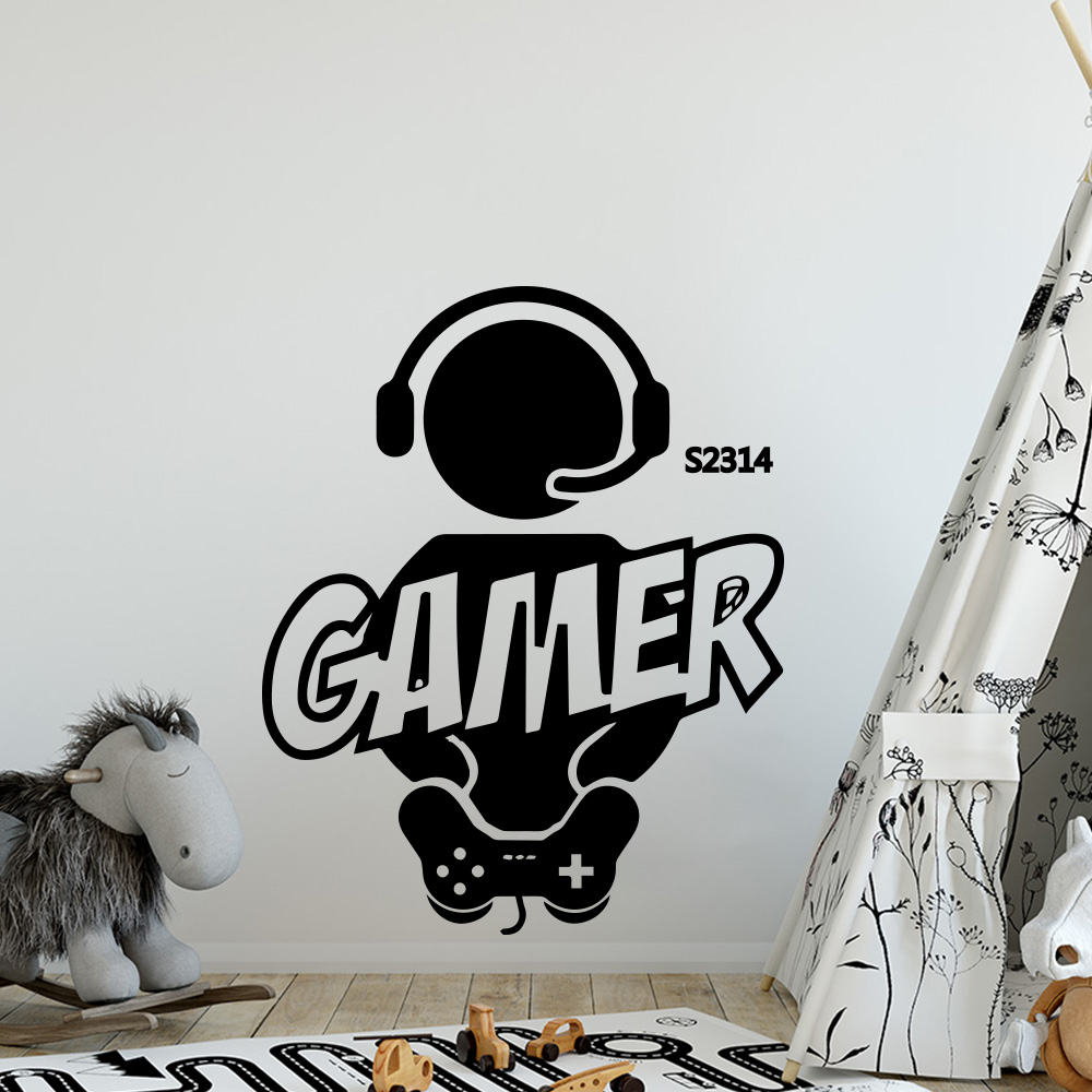 1pc Gamer Wall Art Decal For K - Gaming Accessories Wallpaper recensione e prezzo